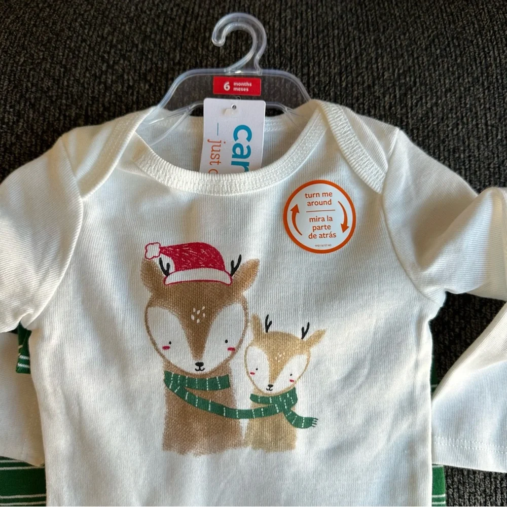 Carters 2 piece Christmas reindeer set